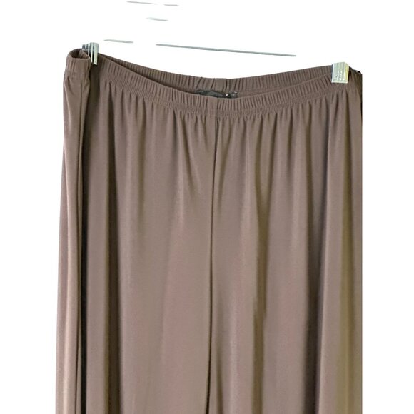 R&M Richards Size 14W Womens 3/4 Sleeve Brown Sparkle Pantsuit - Picture 16 of 16